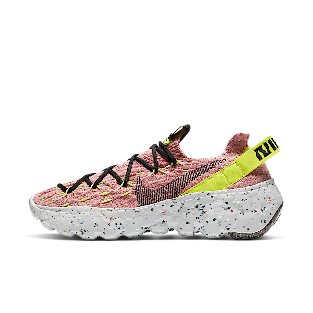 Overkicks - Nike Space Hippie 04 Lemon Venom (Womens) (CD3476-700) - vista lateral