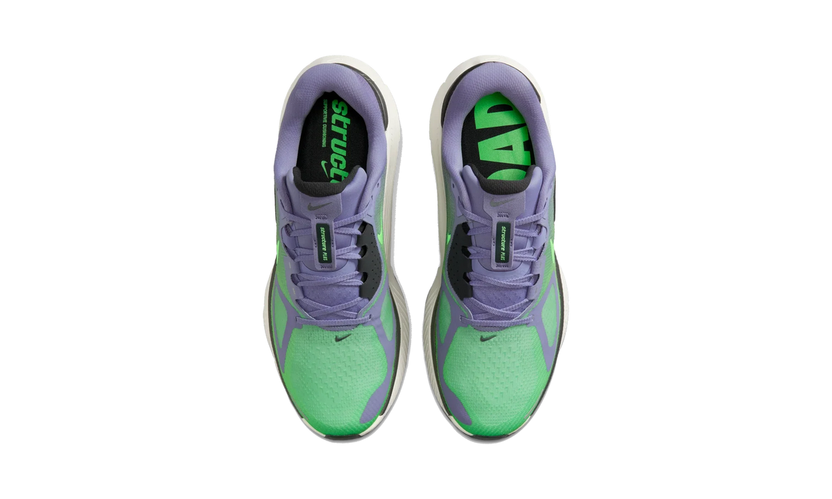 Overkicks - Nike Structure Plus Iron Purple Voltage Green (HQ3048-501) - vista superior