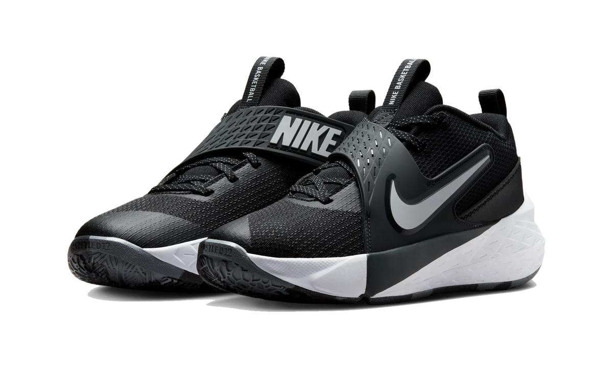 Overkicks - Nike Team Hustle D 12 Black Anthracite White (GS) (HF6279-002) - imagen 2