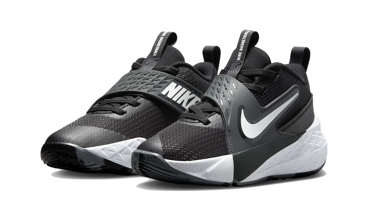 Overkicks - Nike Team Hustle D 12 Black Anthracite White (PS) (HF6280-002) - imagen 2