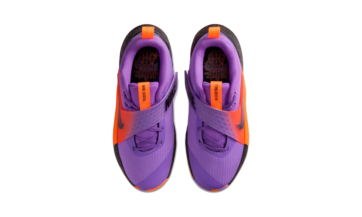 Overkicks - Nike Team Hustle D 12 Bright Violet Total Orange (GS) (IO9848-500) - imagen 5