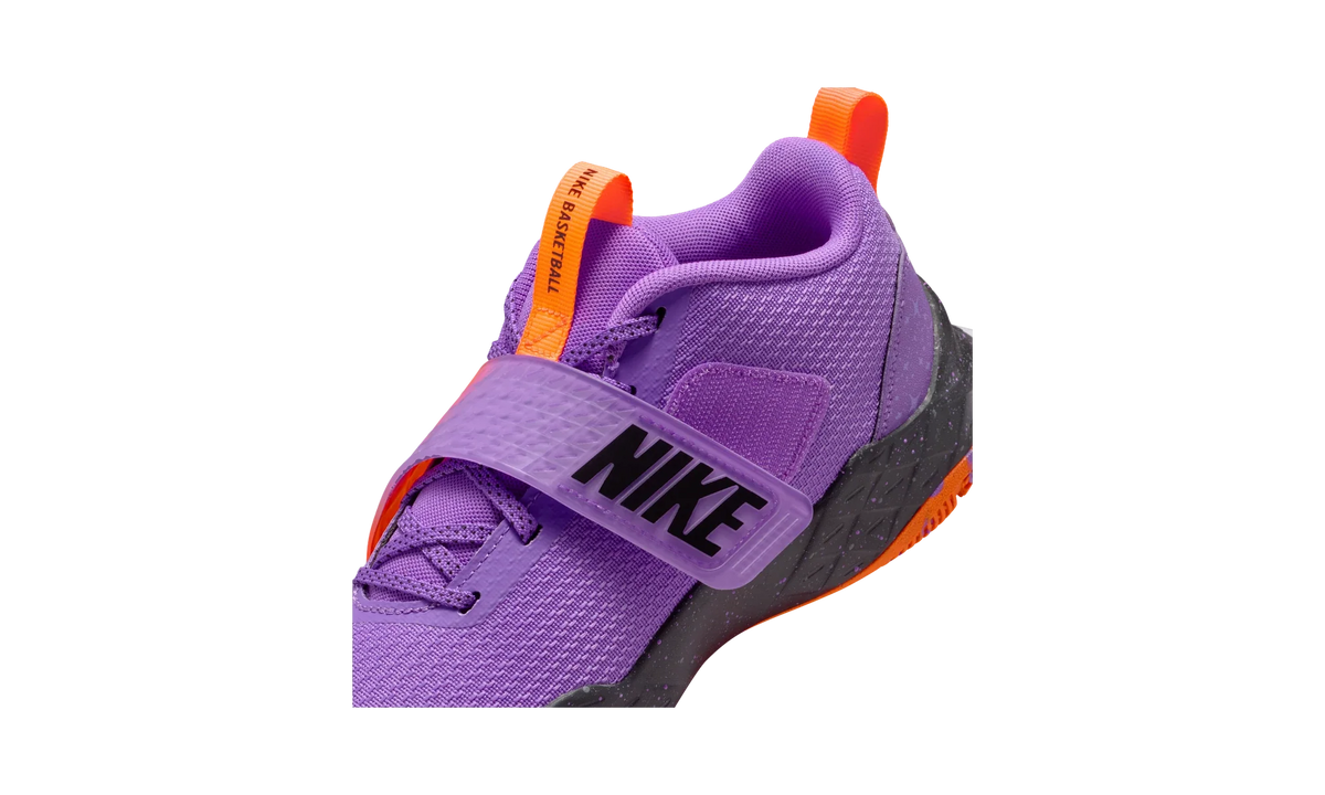 Overkicks - Nike Team Hustle D 12 Bright Violet Total Orange (GS) (IO9848-500) - imagen 9