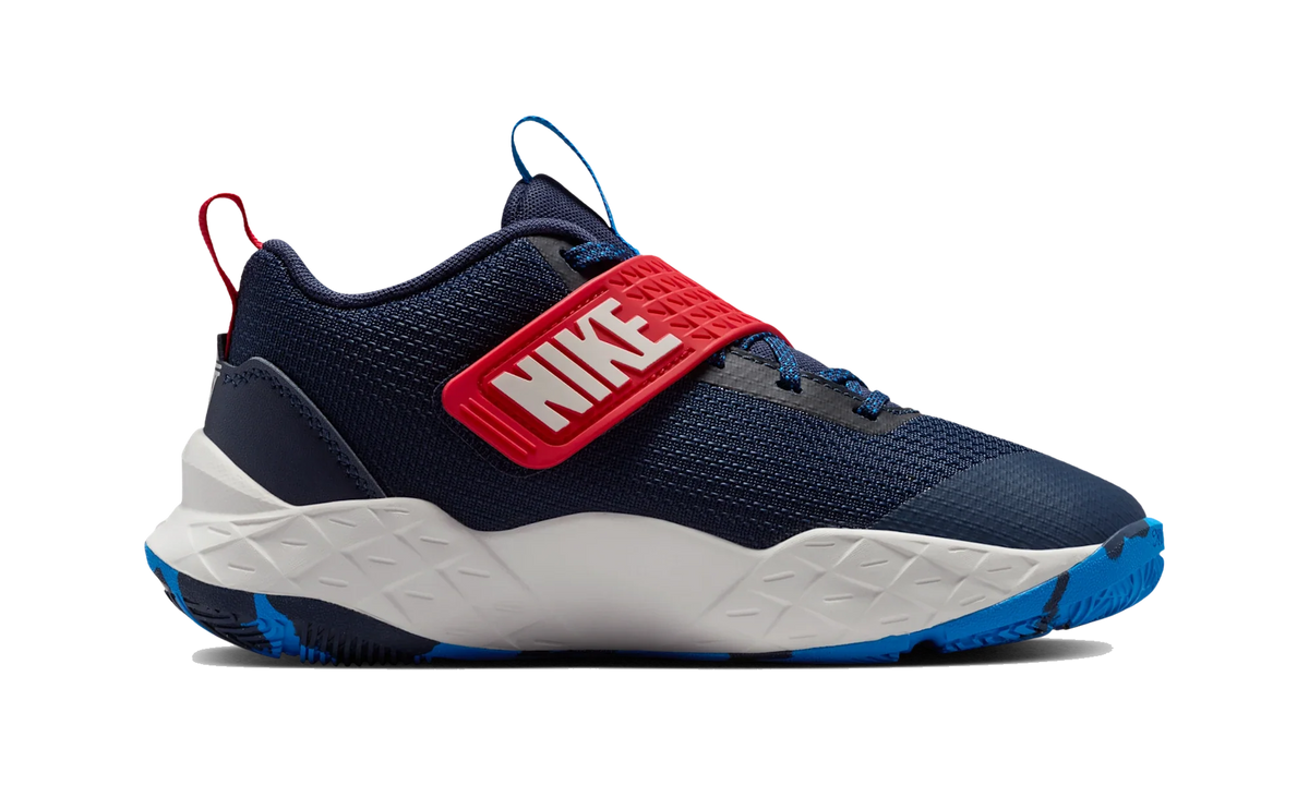 Overkicks - Nike Team Hustle D 12 Team Navy University Red Sail (GS) (HF6279-401) - imagen 4