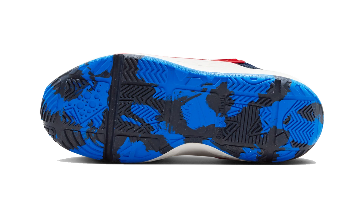 Overkicks - Nike Team Hustle D 12 Team Navy University Red Sail (PS) (HF6280-401) - imagen 3
