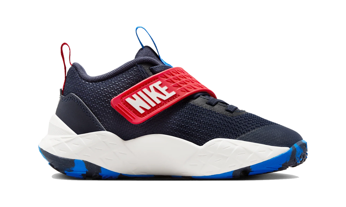 Overkicks - Nike Team Hustle D 12 Team Navy University Red Sail (PS) (HF6280-401) - imagen 4