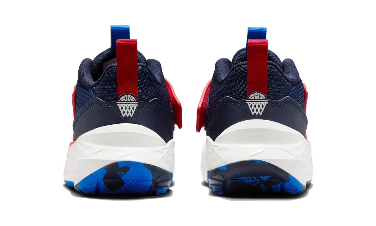Overkicks - Nike Team Hustle D 12 Team Navy University Red Sail (PS) (HF6280-401) - imagen 6
