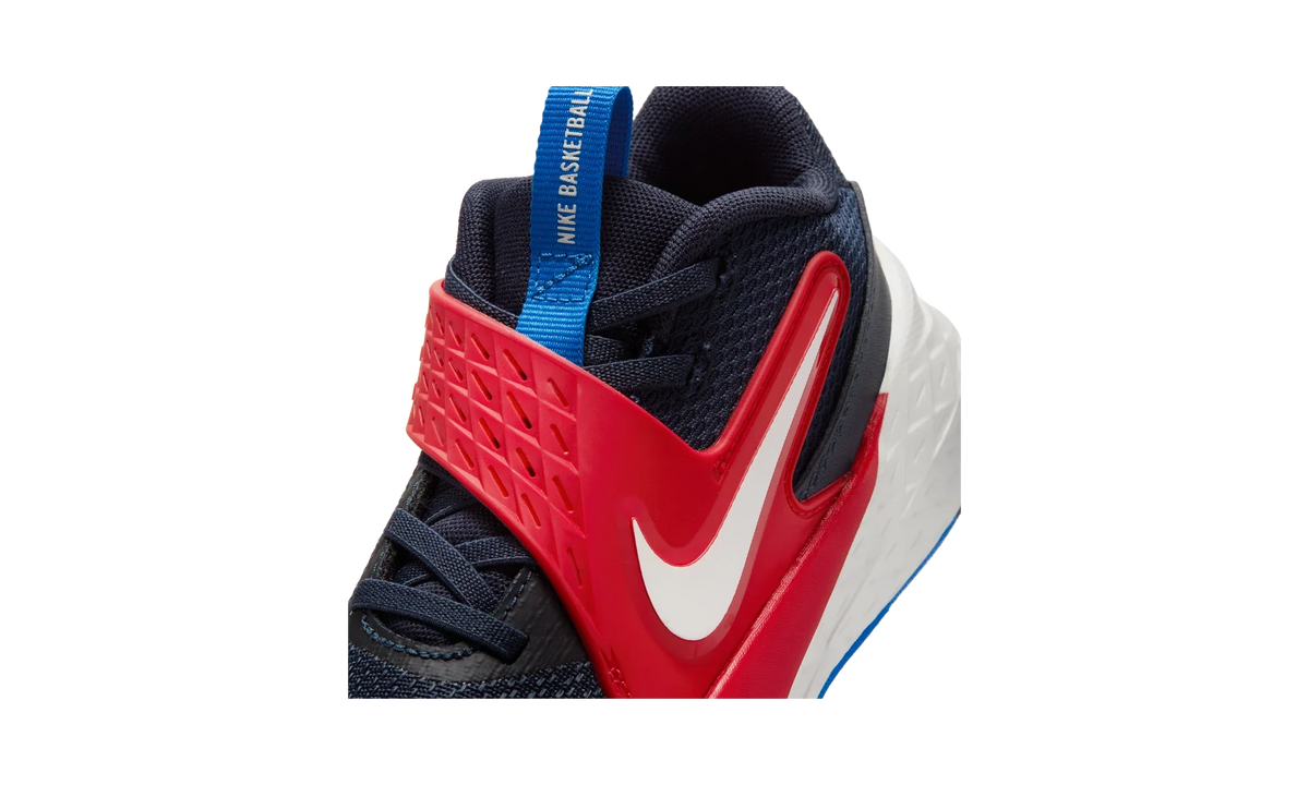 Overkicks - Nike Team Hustle D 12 Team Navy University Red Sail (PS) (HF6280-401) - imagen 7