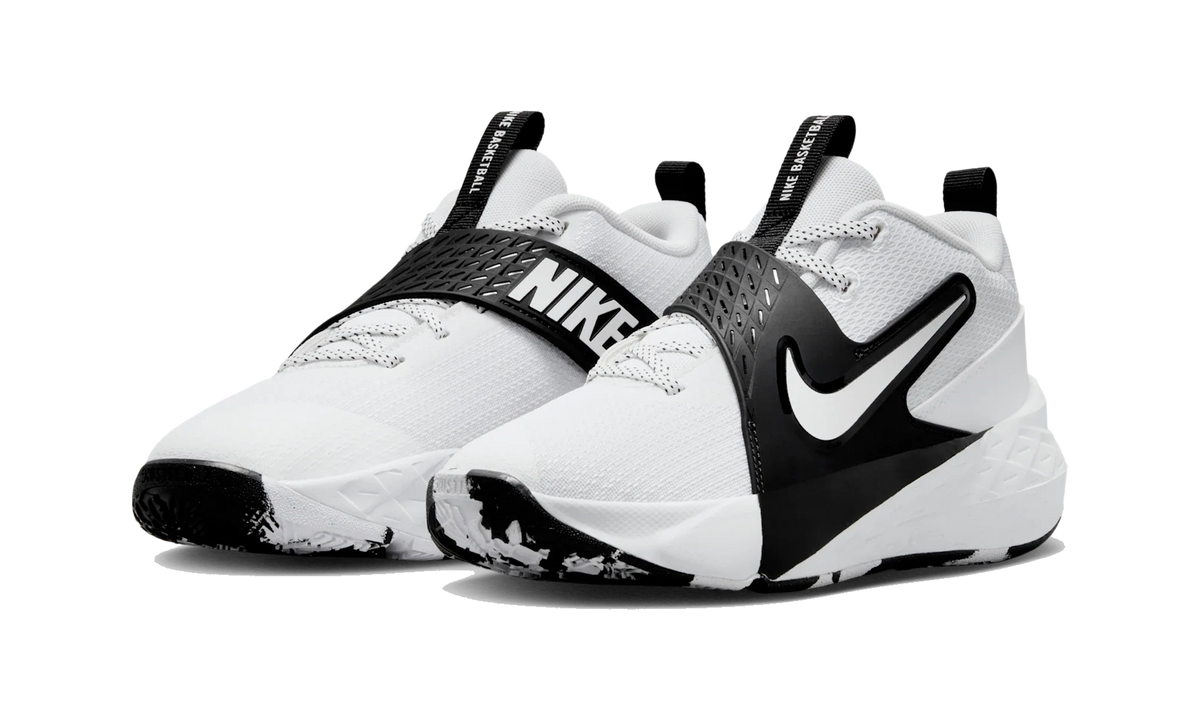 Overkicks - Nike Team Hustle D 12 White Black (GS) (HF6279-101) - imagen 2