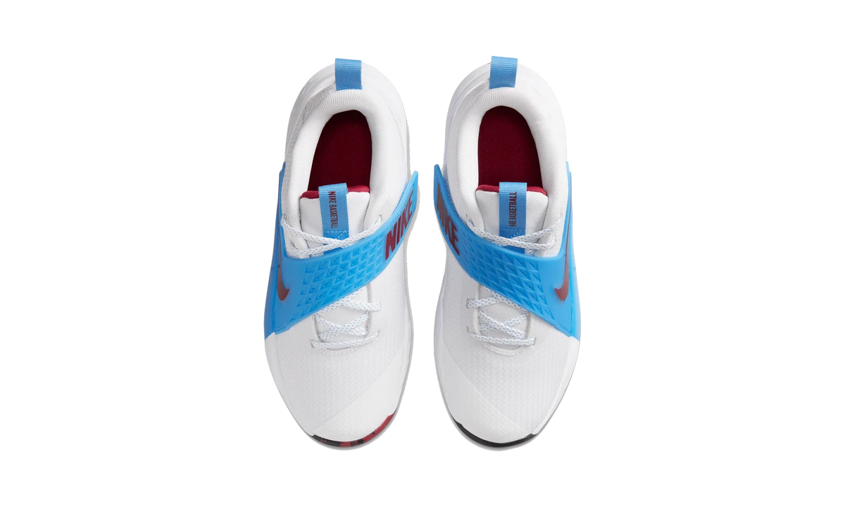 Overkicks - Nike Team Hustle D 12 White University Blue Black Team Red (GS) (HF6279-102) - imagen 5