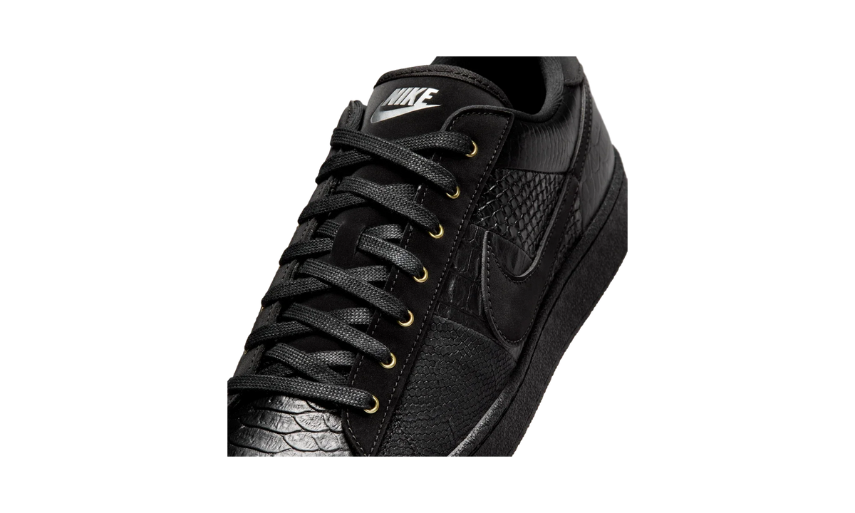 Overkicks - Nike Tennis Classic CS PRM WTCH BND Black (IQ5786-001) - detalle lateral interior