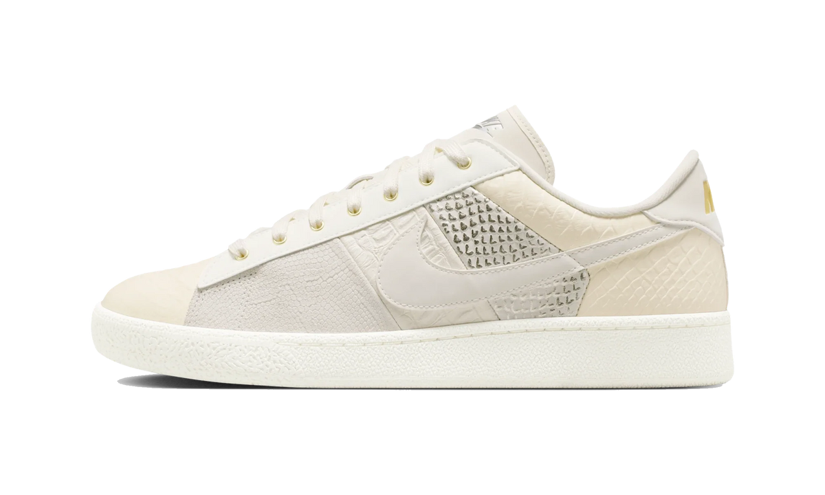 Overkicks - Nike Tennis Classic CS PRM WTCH BND Pale Ivory (IQ5786-100) - vista lateral