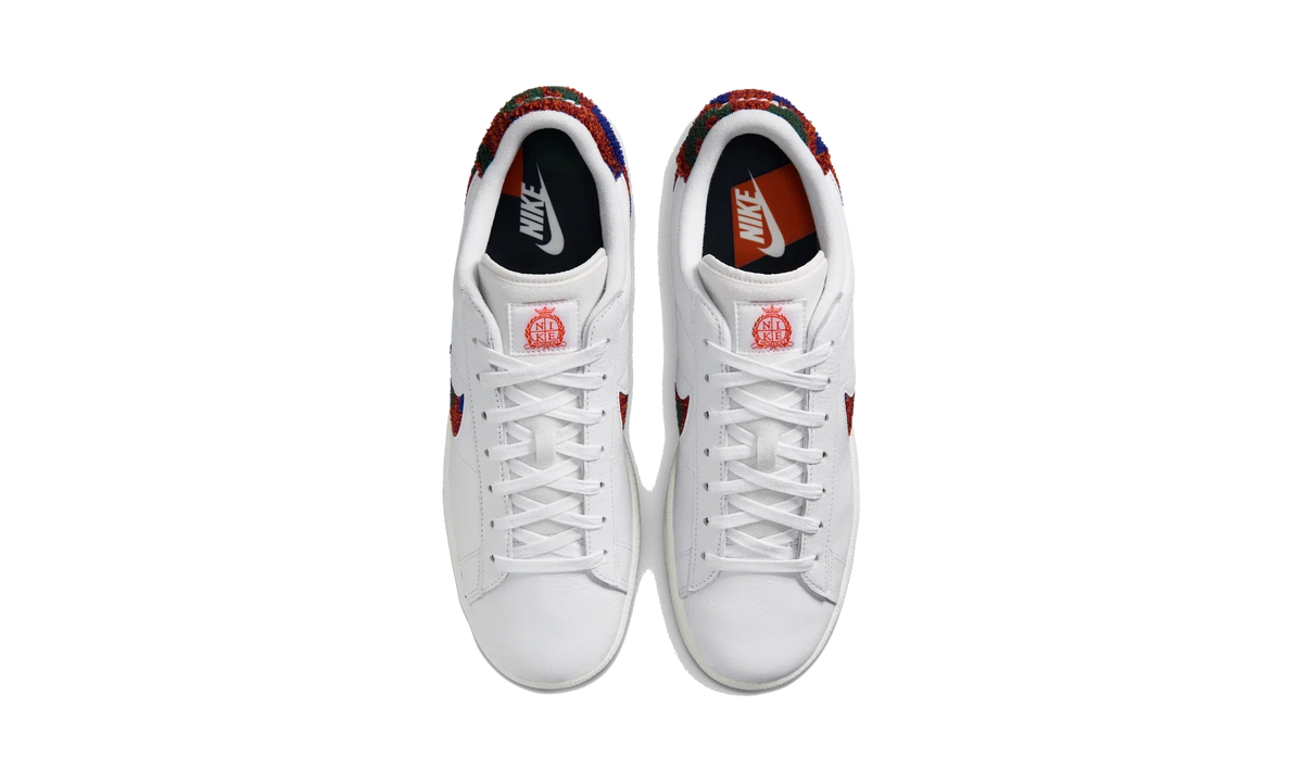 Overkicks - Nike Tennis Classic Premium White Sail Safety Orange (IV1293-100) - vista superior