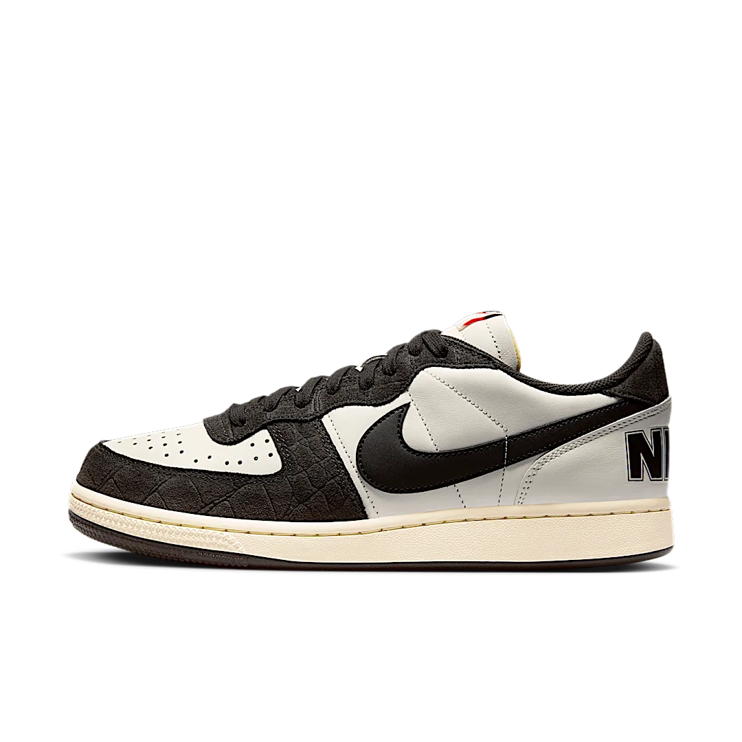 Overkicks - Nike Terminator Low Croc Velvet Brown (FN7815-200) - vista lateral