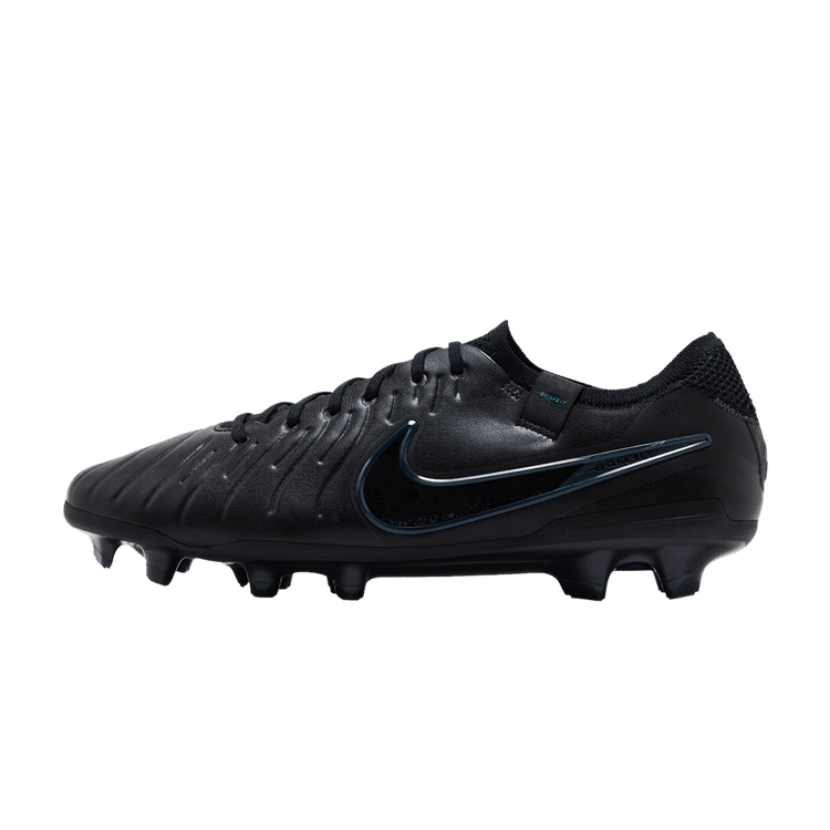 Overkicks - Nike Tiempo Legend 10 Elite FG Black Deep Jungle (DV4328-002) - vista lateral