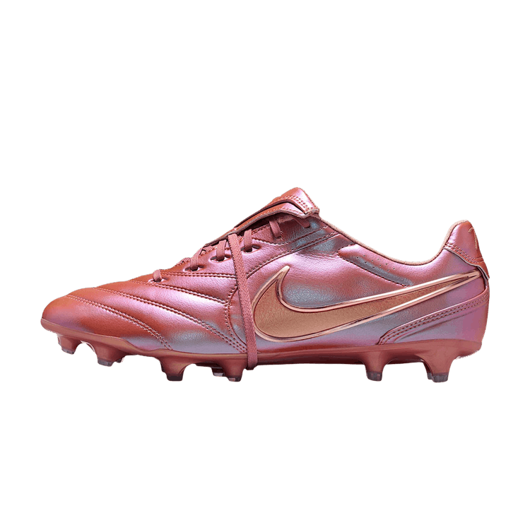 Overkicks - Nike Tiempo Ligera Pro FG LE Metallic Red Bronze Rose Gold (IO9607-960) - vista lateral