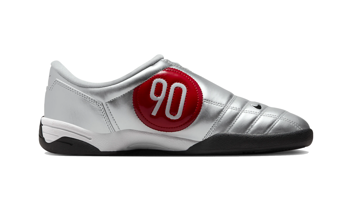 Overkicks - Nike Total 90 3 Metallic Silver Black (Womens) (IM7595-001) - detalle suela