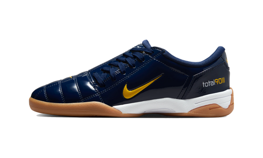 Overkicks - Nike Total 90 3 Patent Michigan (Womens) (IB5666-400) - vista lateral