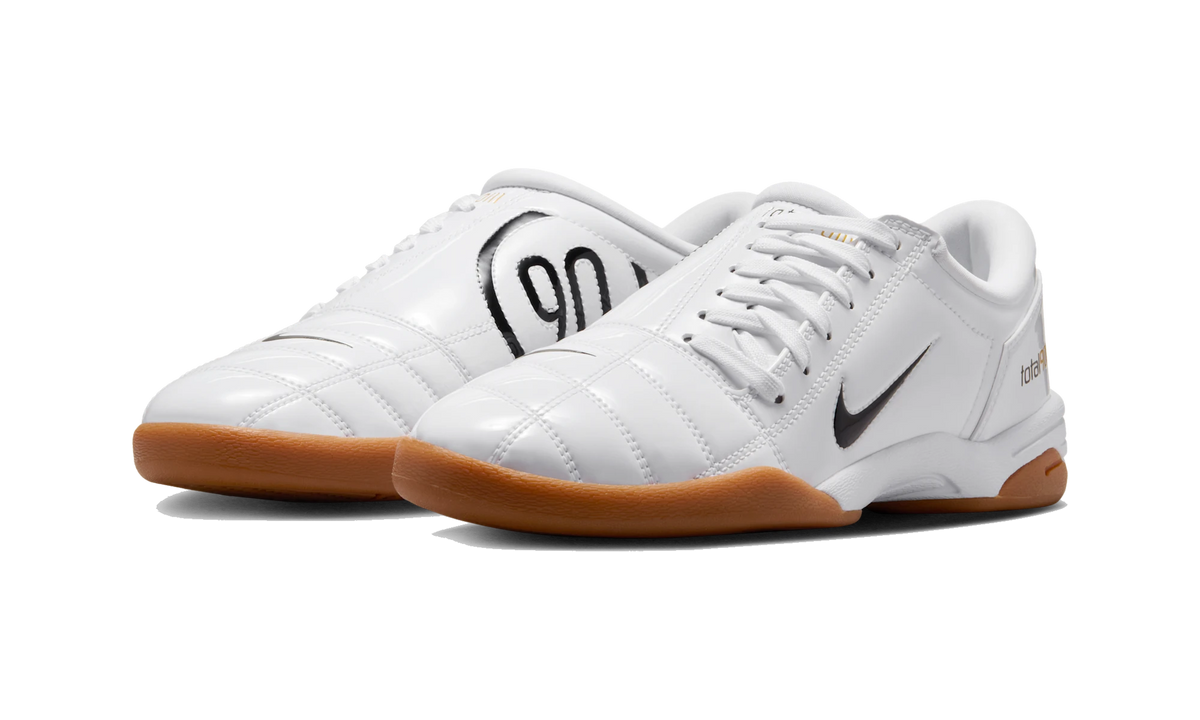 Overkicks - Nike Total 90 3 Patent White Black (IB5666-100) - vista trasera