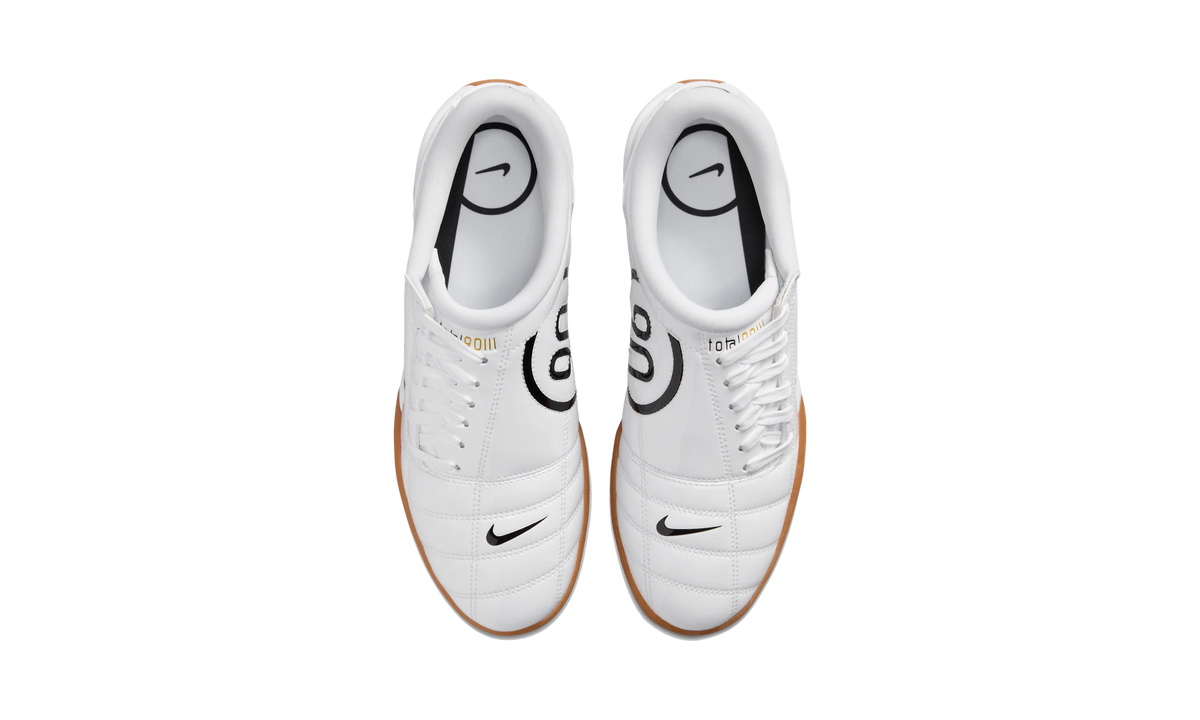 Overkicks - Nike Total 90 3 Patent White Black (IB5666-100) - vista superior