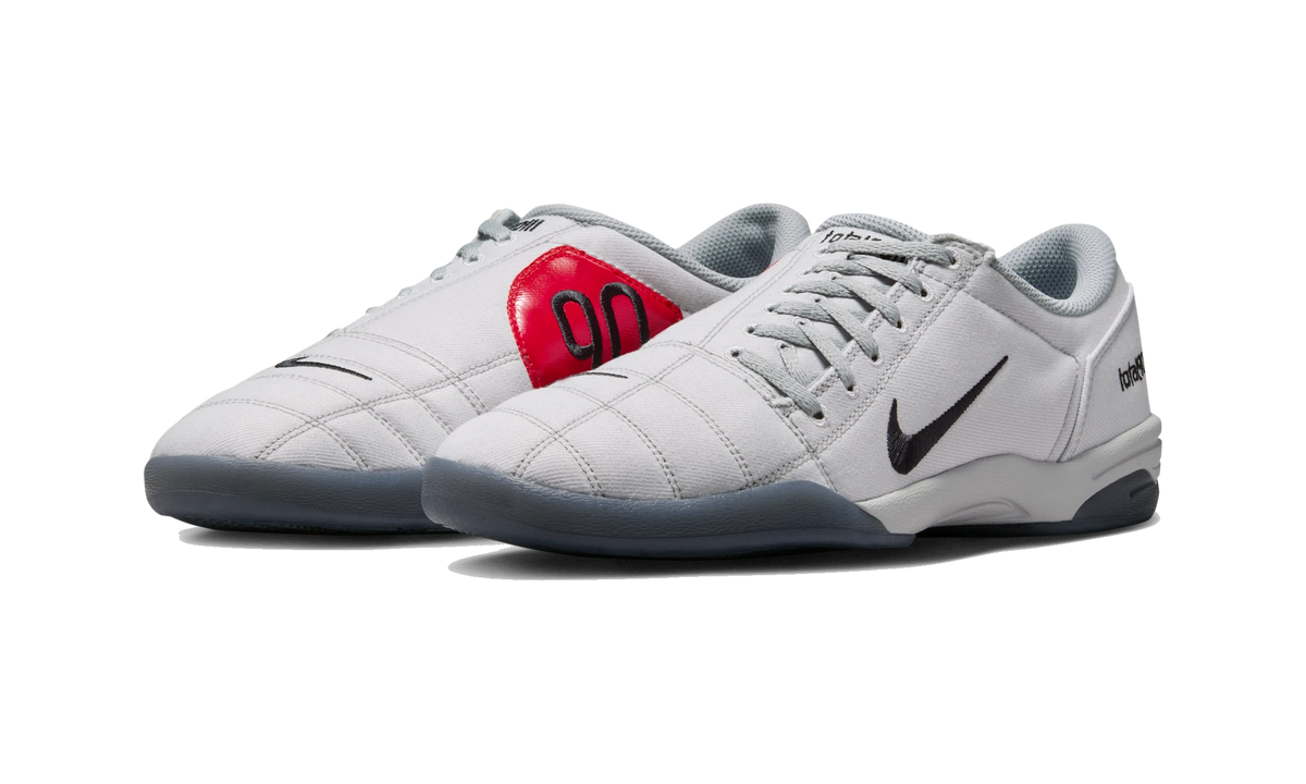 Overkicks - Nike Total 90 Premium Light Smoke Grey University Red (IH3585-002) - vista trasera