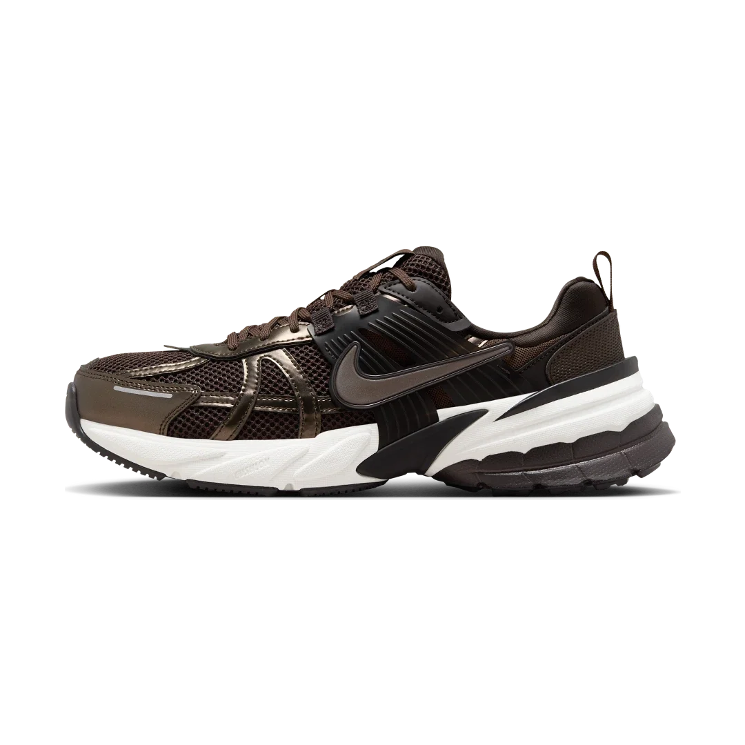 Overkicks - Nike V2K Run Velvet Brown White Black Baroque Brown (HJ4497-200) - vista lateral