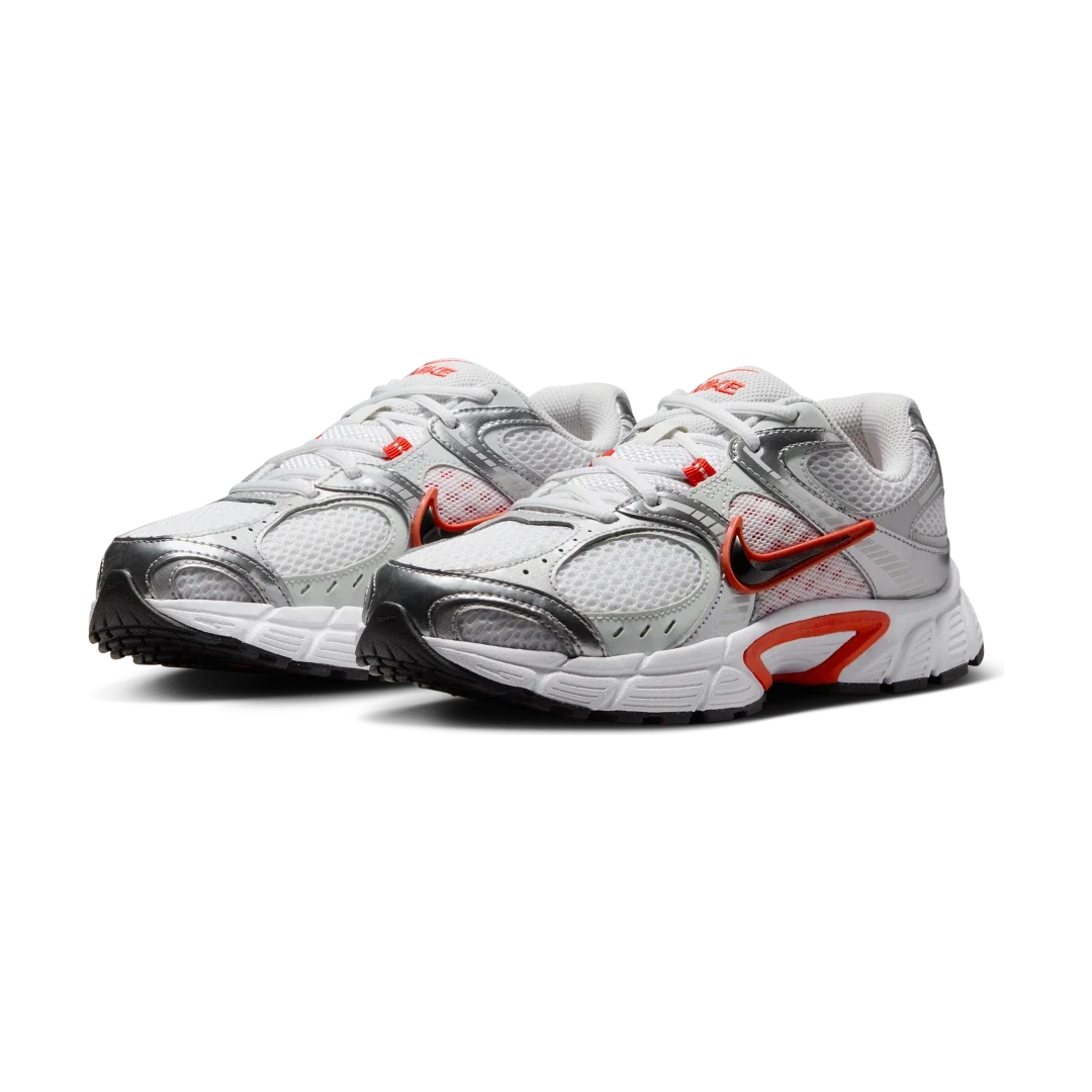 Overkicks - Nike V5 RNR White Picante Red Vast Grey Black (Womens) (HQ7901-100) - vista trasera