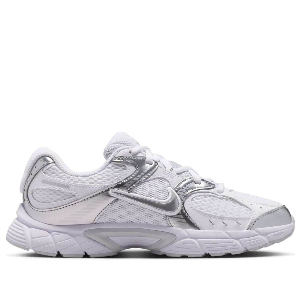 Overkicks - Nike V5 RNR White Pure Platinum Metallic Silver (GS) (HQ6411-103) - imagen 6
