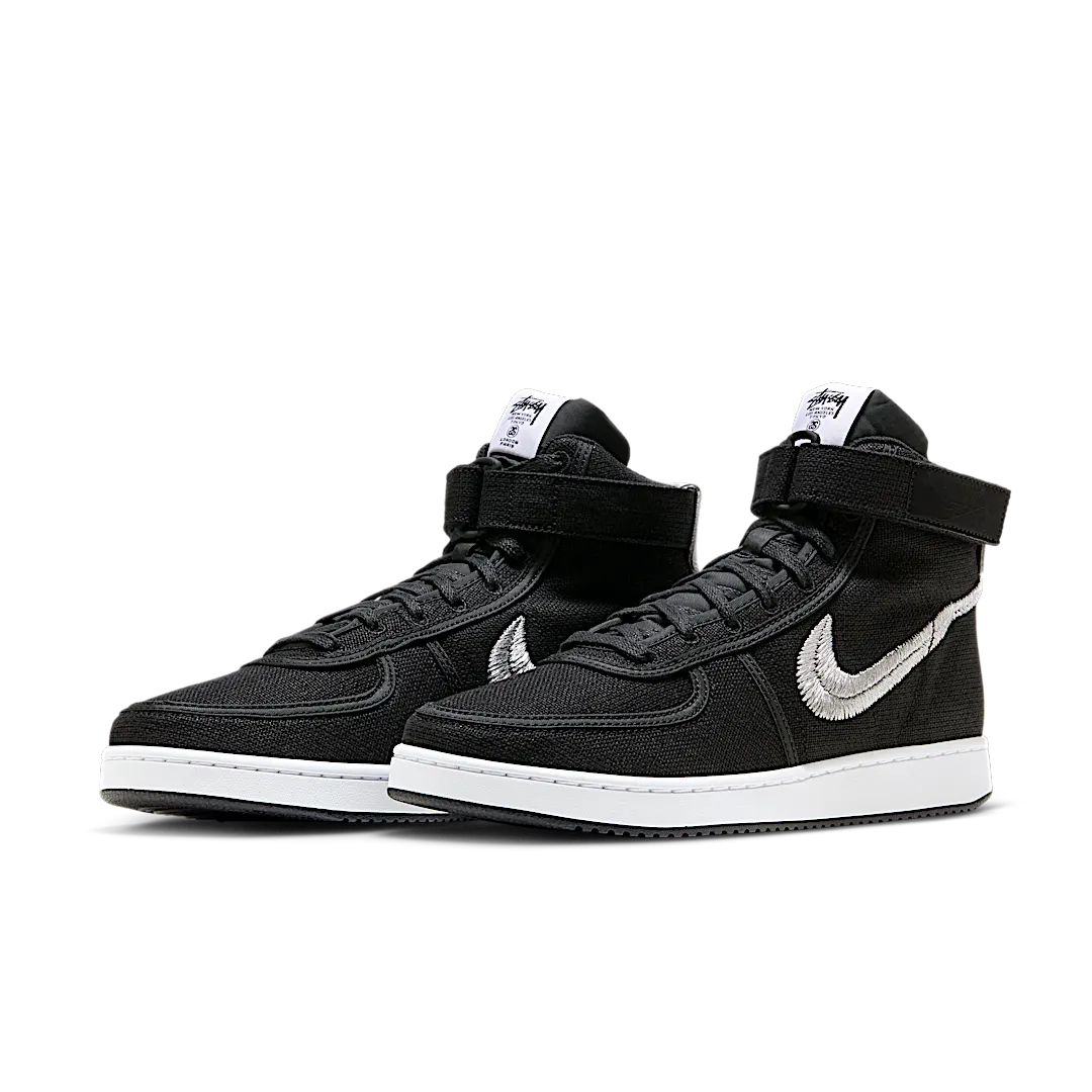 Overkicks - Nike Vandal High Stussy Black (DX5425-001) - vista trasera