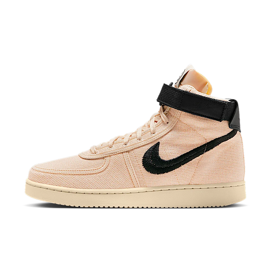 Overkicks - Nike Vandal High Stussy Fossil (DX5425-200) - vista lateral