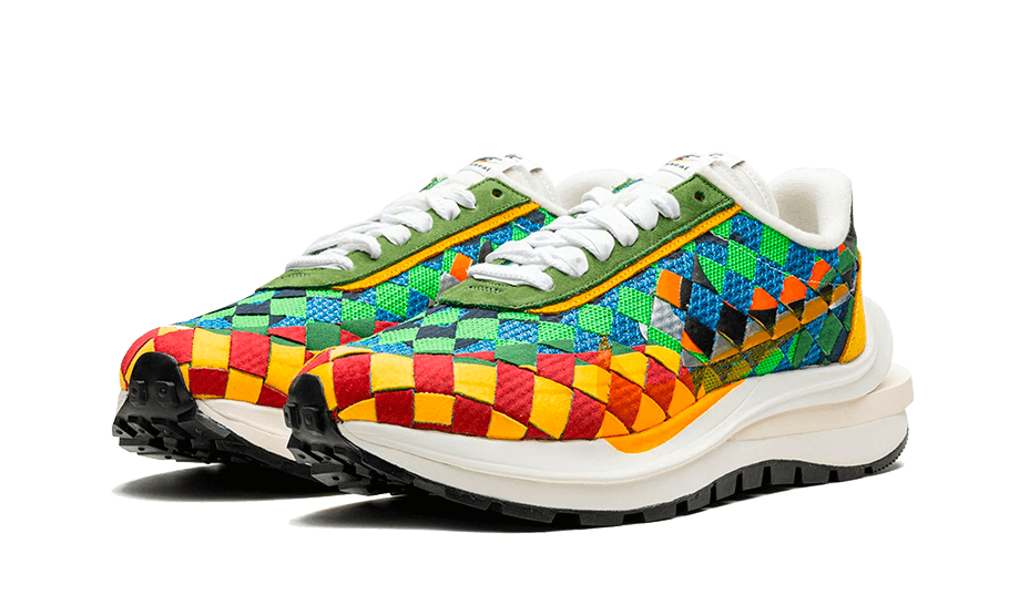 Overkicks - Nike VaporWaffle Woven sacai Jean Paul Gaultier Green Gusto (DR5209-300) - vista trasera