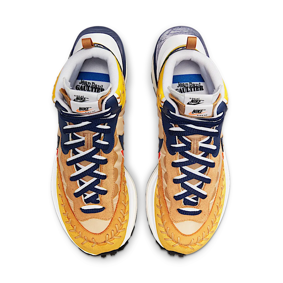 Overkicks - Nike Vaporwaffle sacai Jean Paul Gaultier Sesame Blue (DH9186-200) - par completo