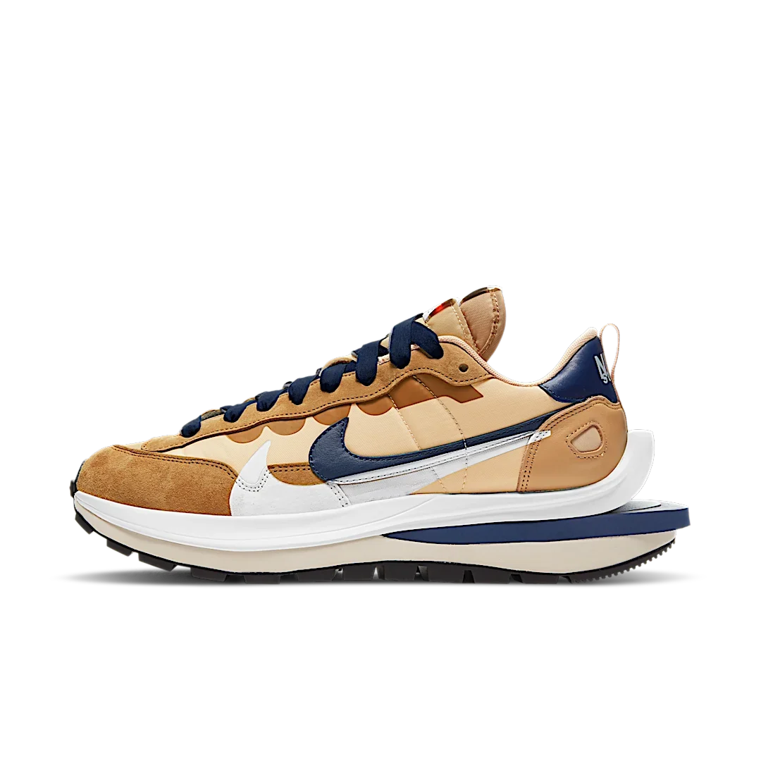 Overkicks - Nike Vaporwaffle sacai Sesame Blue Void (DD1875-200) - vista lateral