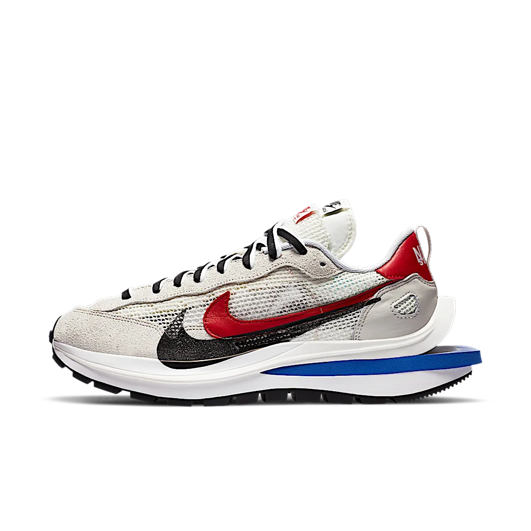 Overkicks - Nike Vaporwaffle sacai Sport Fuchsia Game Royal (CV1363-100) - vista lateral