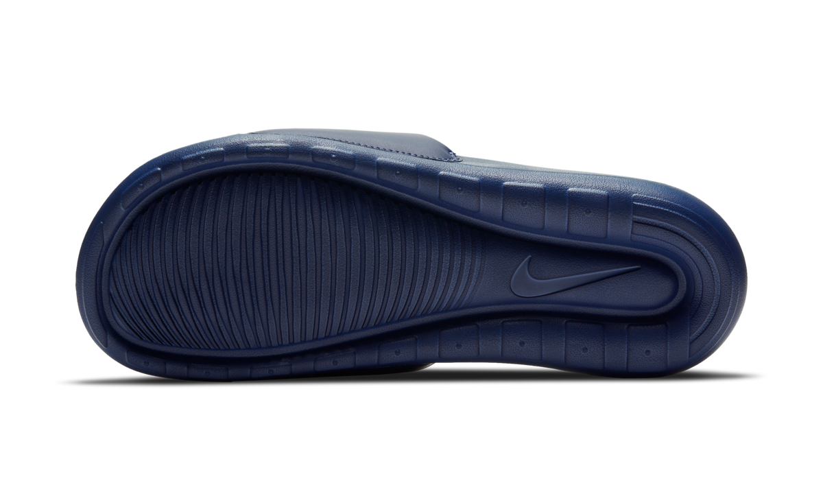Overkicks - Nike Victori One Slide Midnight Navy White (CN9675-401) - vista superior