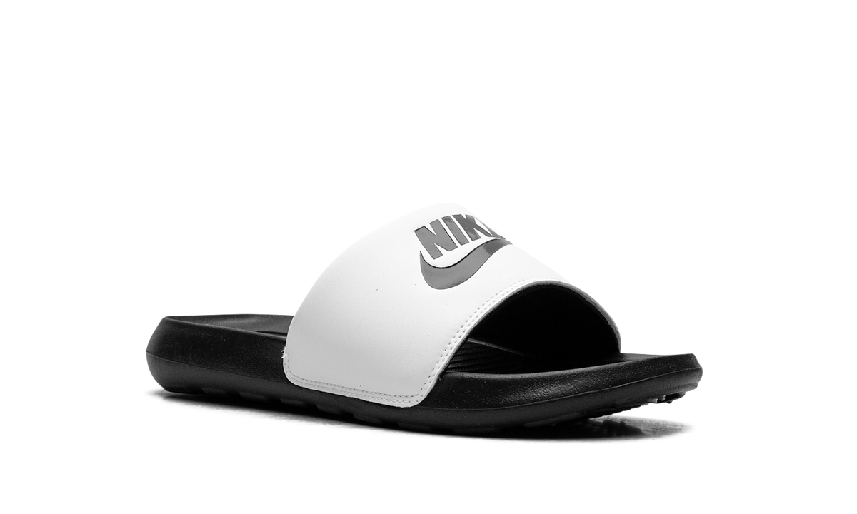 Overkicks - Nike Victori One Slide White Black (CN9675-005) - detalle lateral interior