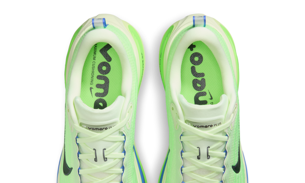 Overkicks - Nike Vomero Plus Volt Tint Lime Blast Sapphire (HV8150-702) - vista superior
