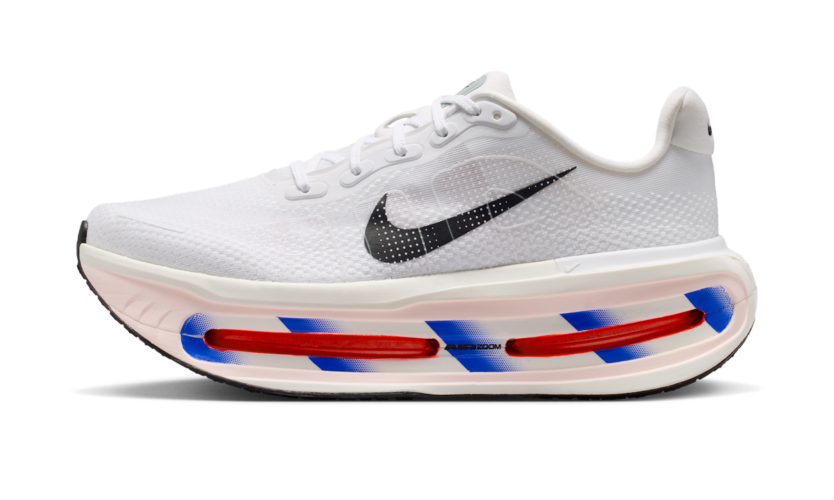 Overkicks - Nike Vomero Premium CM White Racer Blue Crimson (II5258-100) - vista lateral