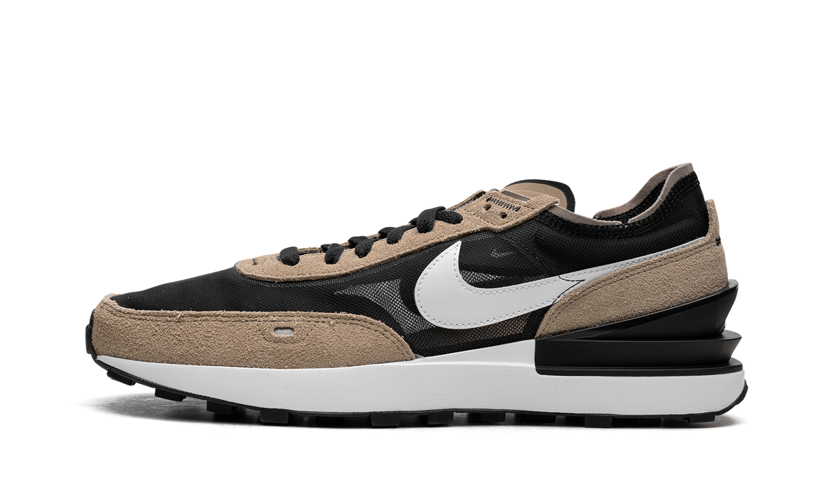 Overkicks - Nike Waffle One Black Khaki (DA7995-002) - vista lateral