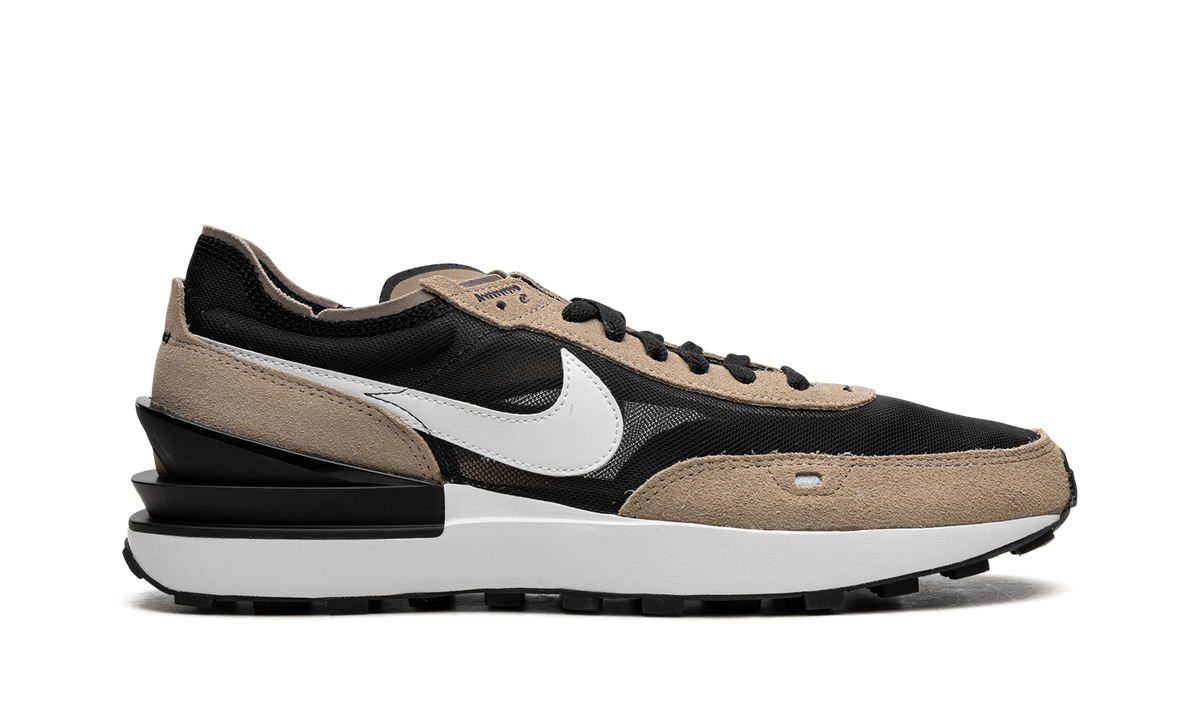 Overkicks - Nike Waffle One Black Khaki (DA7995-002) - detalle talon