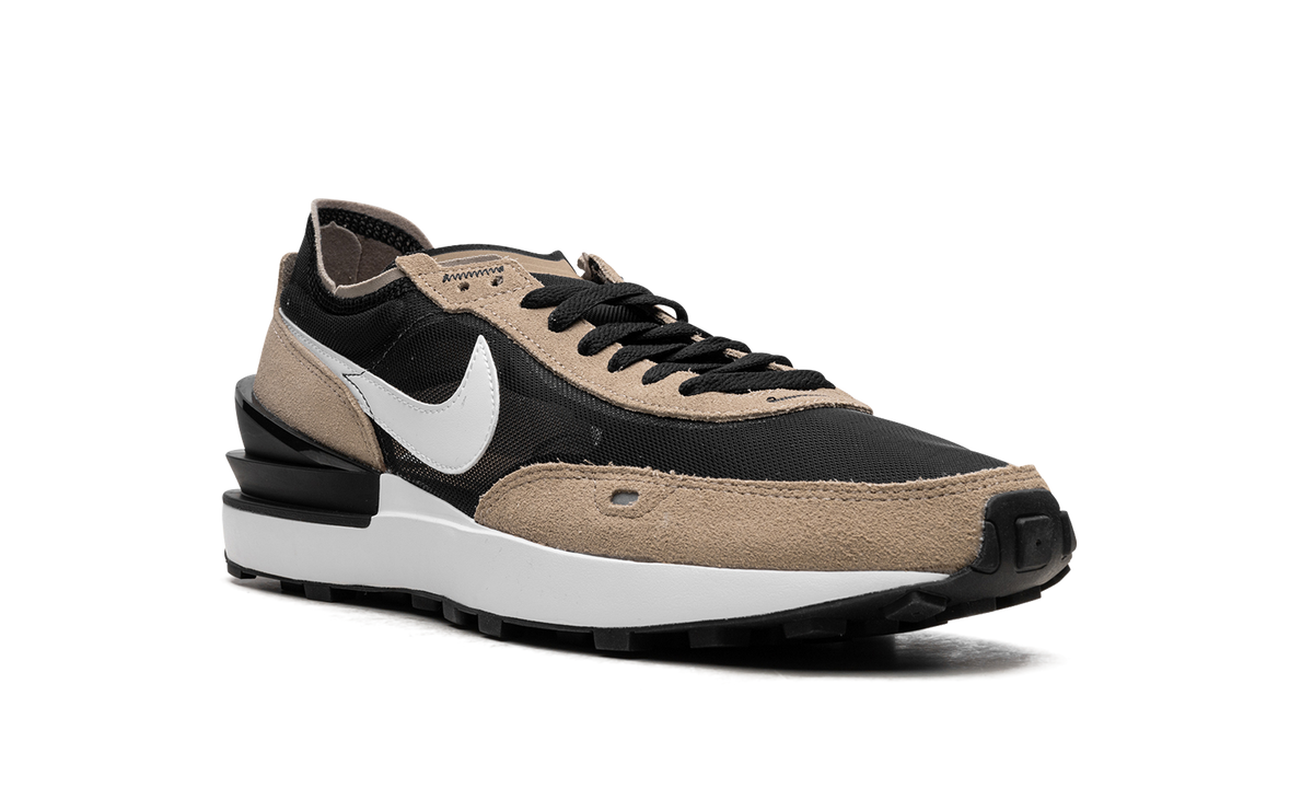 Overkicks - Nike Waffle One Black Khaki (DA7995-002) - detalle lateral interior
