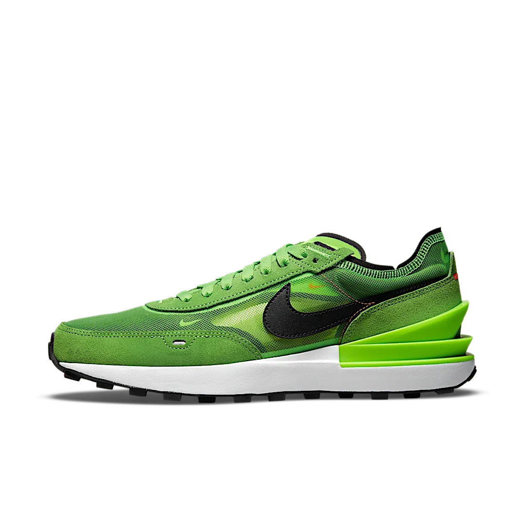 Overkicks - Nike Waffle One Electric Green (DA7995-300) - vista lateral