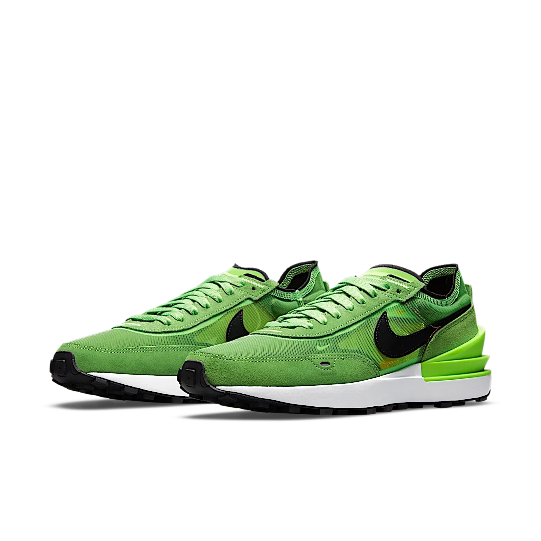 Overkicks - Nike Waffle One Electric Green (DA7995-300) - vista trasera