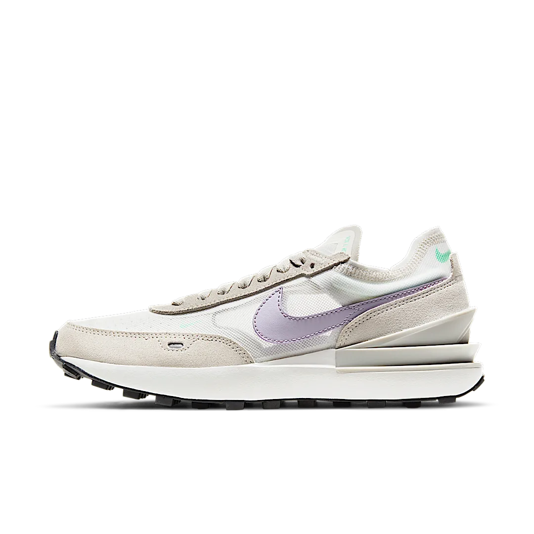 Overkicks - Nike Waffle One Summit White (Womens) (DC2533-101) - vista lateral