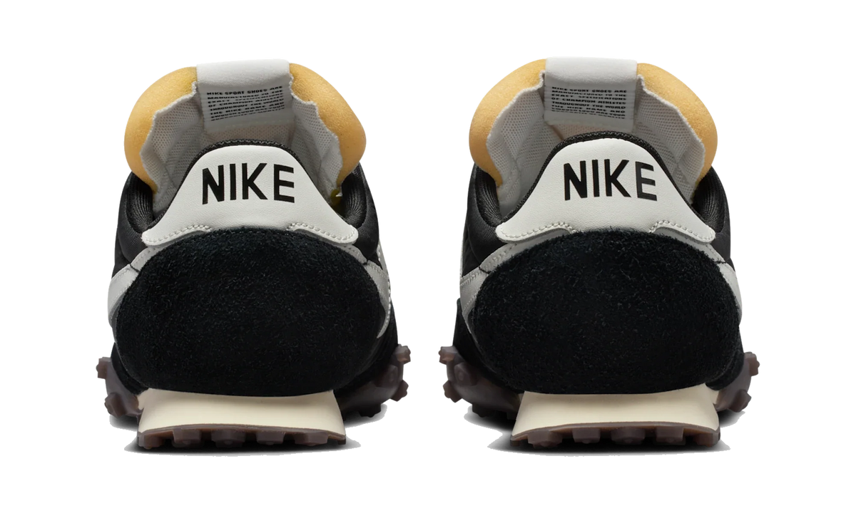 Overkicks - Nike Waffle Racer Black Coconut Milk Gum (IM8658-001) - detalle talon