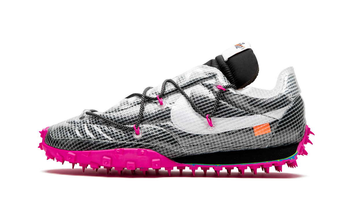 Overkicks - Nike Waffle Racer Off-White Black (CD8180-001) - vista lateral