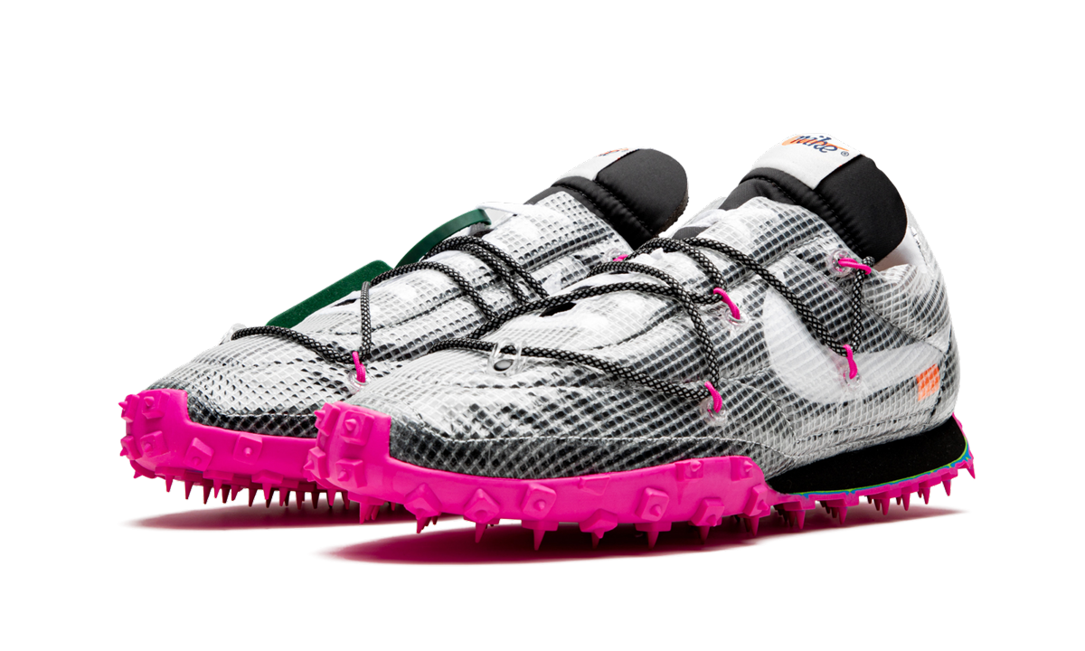 Overkicks - Nike Waffle Racer Off-White Black (CD8180-001) - vista trasera