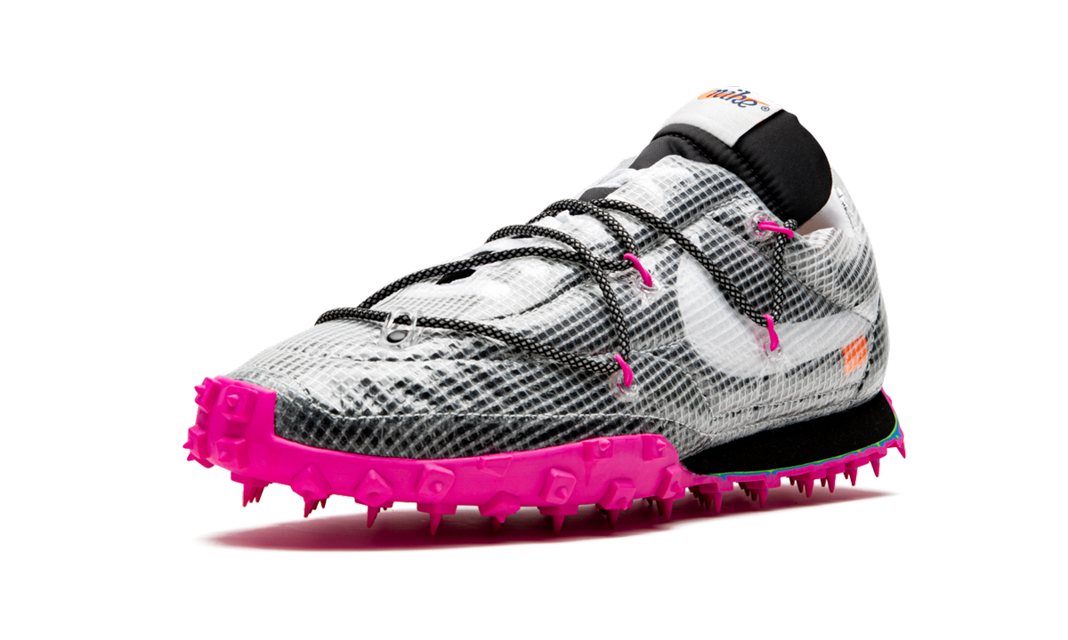 Overkicks - Nike Waffle Racer Off-White Black (CD8180-001) - detalle suela