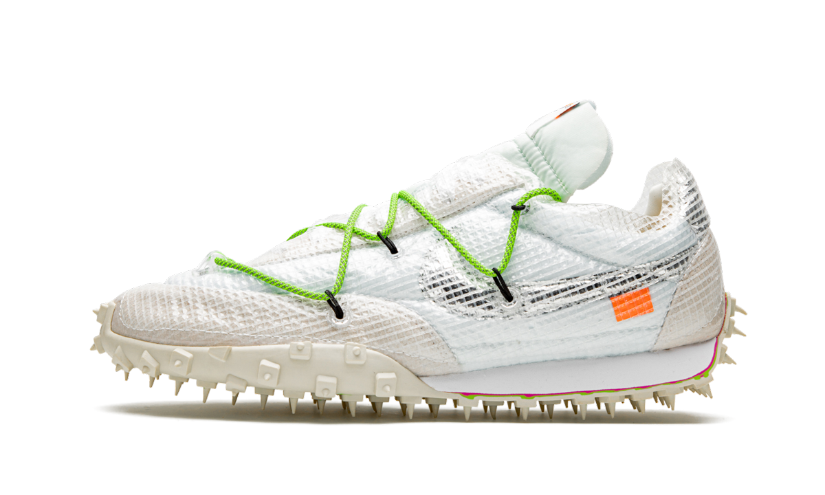 Overkicks - Nike Waffle Racer Off-White White (CD8180-100) - vista lateral