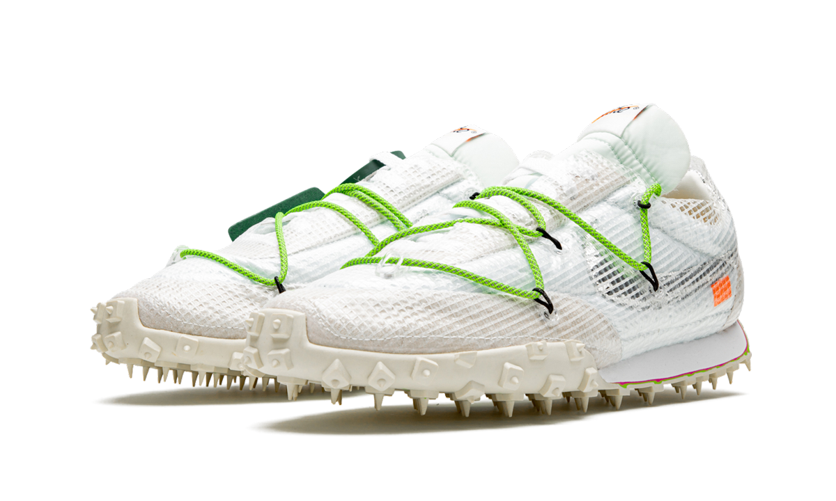 Overkicks - Nike Waffle Racer Off-White White (CD8180-100) - vista trasera
