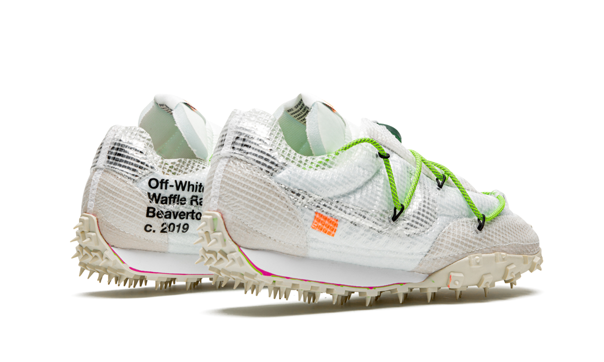 Overkicks - Nike Waffle Racer Off-White White (CD8180-100) - par completo